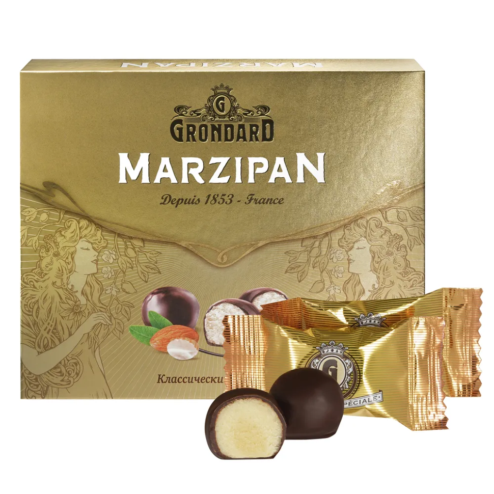 TM Grondard      (10836) Конфеты глазированные Марципановые Классика, 126г    в Донском