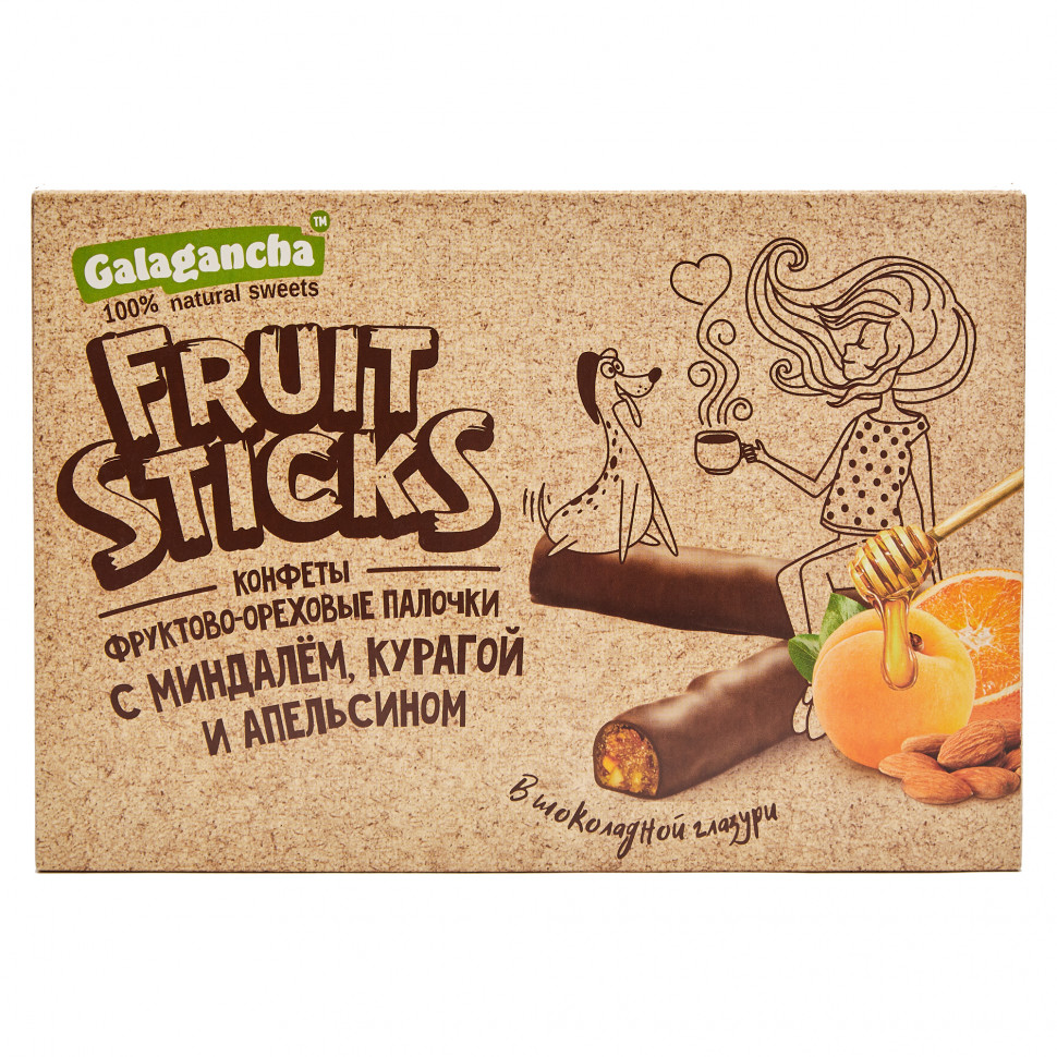  Берестов КРАФТ Fruit Stiсks с курагой и миндалем, 175г   в Донском