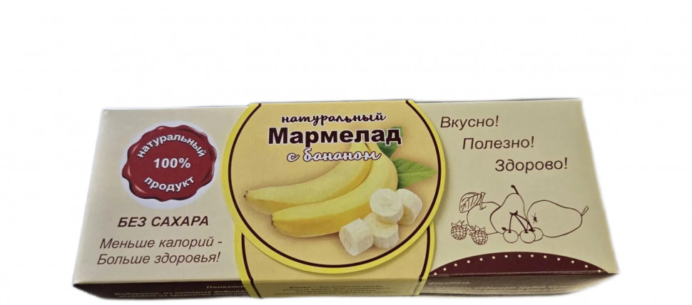  Мармелад натуральный "Банан" 140г  в Донском