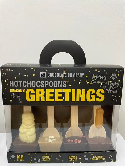  TM LORD Набор шоколадных ложек «SEASON`S GREETINGS» (4 ложки по 50 гр), 200гр в Донском