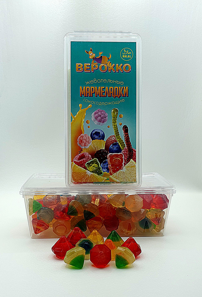  Жевательный мармелад Самоцветы, 250г      в Донском