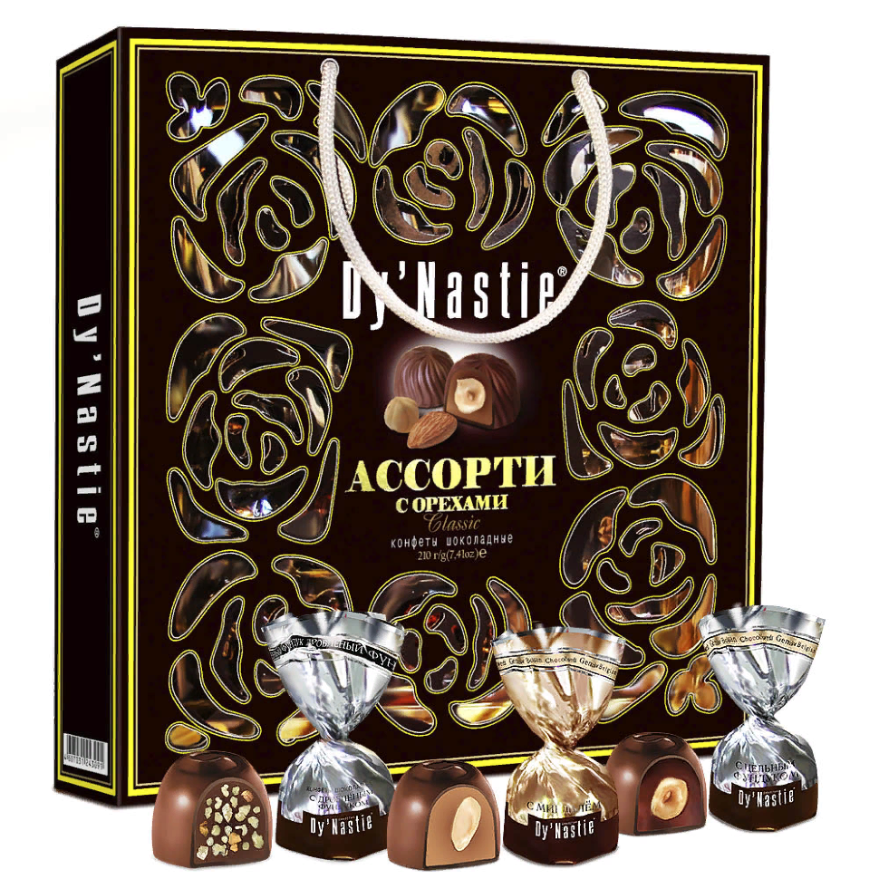  Династия Сумка Конфеты "Классик", 210г      в Донском